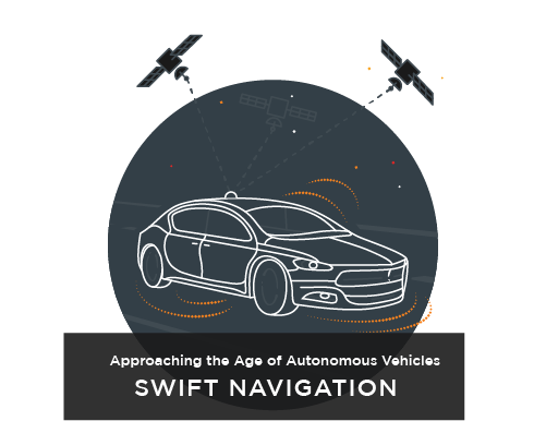 autonomous car with satellites